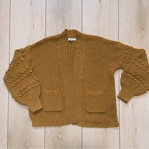 Madewell Bobble Sleeve Open Cardi XS